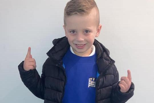 Jess Dorey, said: "Riley going into year 2!"