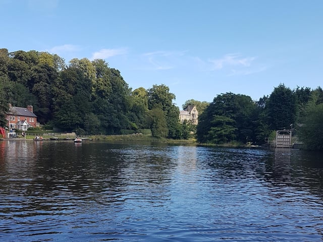 The Coastliner bus stops at the charming village of Ruswarp, a short ride from Whitby. 
The small village is a perfect spot to explore with families, as there is everything from an indoor play centre for the kids, pleasure boats and canoes to a miniature stream railway.