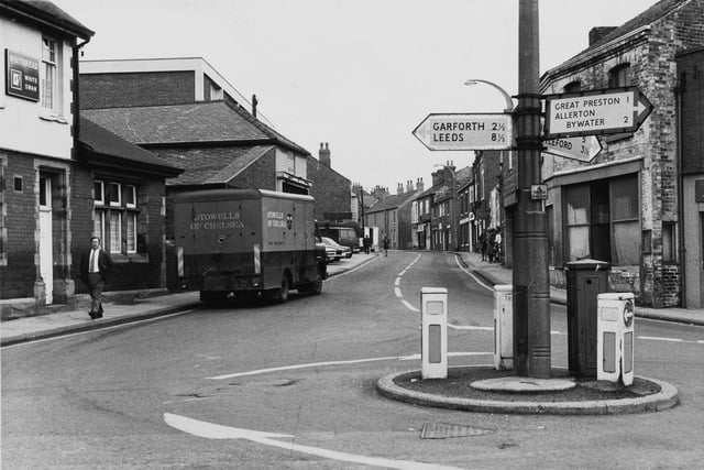 West Yorkshire County Council was faced with a dilemma over improvements to Kippax High Street in June 1974.  For if it carried out a £15,000 scheme to resurface the road, the level will be raised four inches above the footpath.