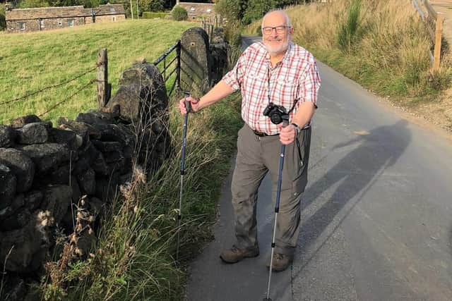 The author above Diggle, Saddleworth
