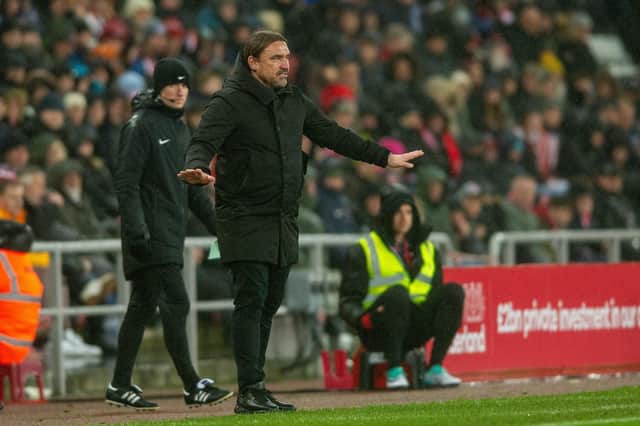 FRUSTRATING NIGHT - Daniel Farke and Leeds United's seven-game unbeaten streak came to an end with a 1-0 defeat at Sunderland. Pic: Bruce Rollinson