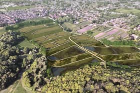 Artist impression of Hough Side integrated constructed wetland. Photo: Yorkshire Water.