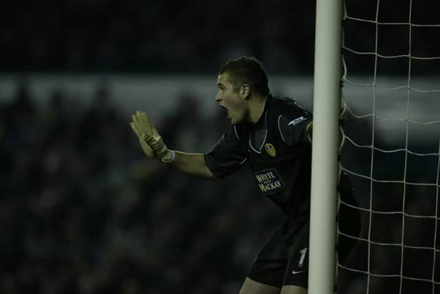 LEEDS, ENGLAND - FEBRUARY 10:  Paul Robinson of Leeds United during the FA Barclaycard Premiership match between Leeds United and Wolverhampton Wanderers at Elland Road on February 10, 2004 in Leeds, England.  (Photo by Alex Livesey/Getty Images)