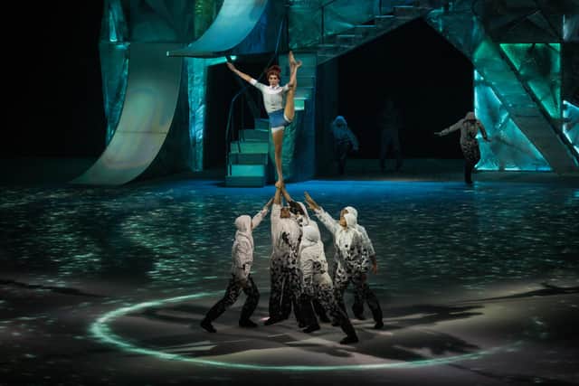 Cirque du Soleil's Crystal blends acrobatics and ice skating