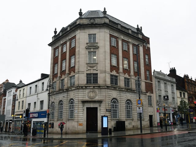 The grade II listed building was opened in 1938, and became the flagship Barclay's Bank branch in Leeds, before closing in 2022. There appear to be no planning applications in place for the site. (Pic: Jonathan Gawthorpe)