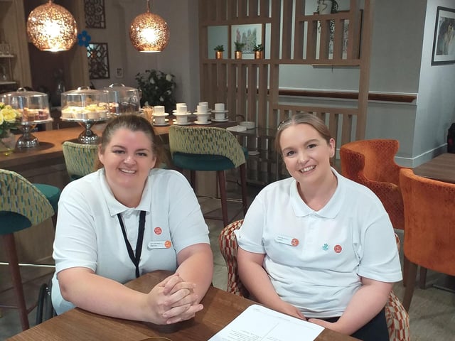 Colleagues at HC-One’s Mossdale Residence Care Home at Dementia Support Coffee Morning in Support of the Alzheimer’s Society