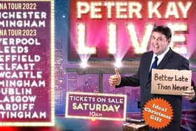 Peter Kay began his comeback tour in Manchester.