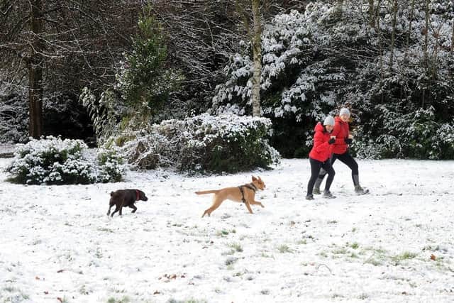 A Met Office yellow warning for snow is in place for tomorrow (March 9) and Friday (March 10). Image: Steve Riding