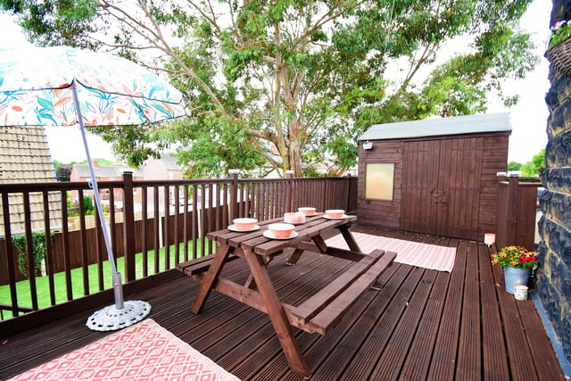 A place to enjoy the summer, for dining al fresco or entertaining friends or family.