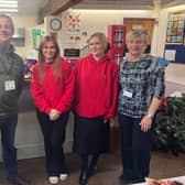 David Gluck, CEO of The Barn, with some of the Trust team