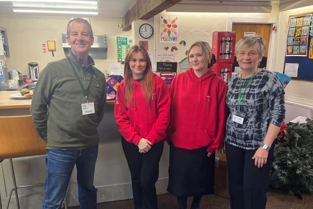 David Gluck, CEO of The Barn, with some of the Trust team