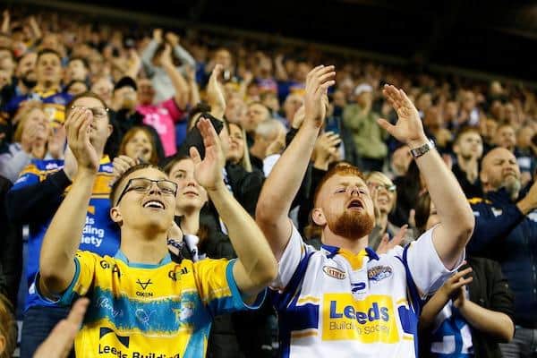 Rhinos fans have been fantastic all year, Kruise Leeming says. Picture by Ed Sykes/SWpix.com.