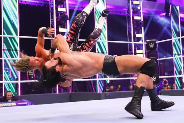 Dolph Ziggler vs Drew McIntyre (Photo: WWE.com)