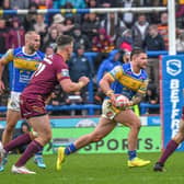 James Bentley in action for Leeds Rhinos against Huddersfield Giants last week. Picture by David Harrison.