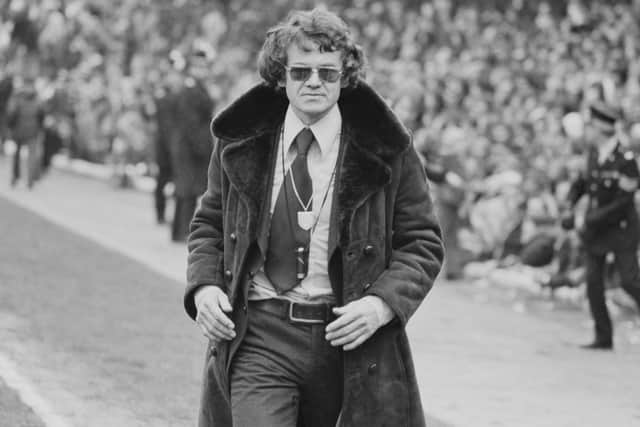 The "flamboyantly-dressed" Chelsea manager Eddie McCreadie, pictured in May 1977. McCreadie featured in last weekend's edition of The Big Match Revisited (Picture: Evening Standard/Hulton Archive/Getty Images)