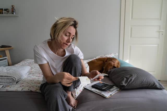 Cost of living crisis and finances can cause lack of sleep (photo: Adobe)