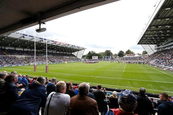 The view from Headingley's Eastern Terrace before Rhinos' clash with Leigh. Picture by Ed Sykes/SWpix.com.