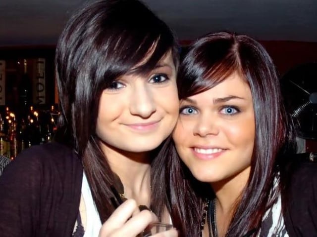 Alex and Brogan in Lush bar.