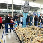 One of the larger exhibits that drew admiring crowds