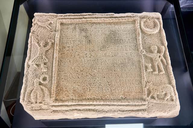 The inscriptions stones from Roman Yorkshire. PIC: Victor De Jesus