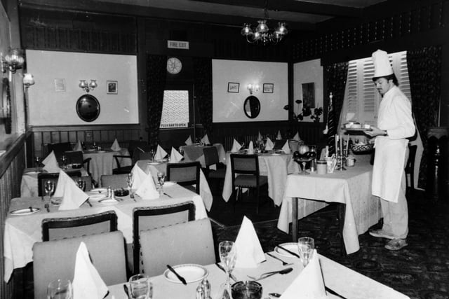 Did you enjoy a meal here back in the day?  The Stanhope Hotel at Horsforth pictured in November 1981.