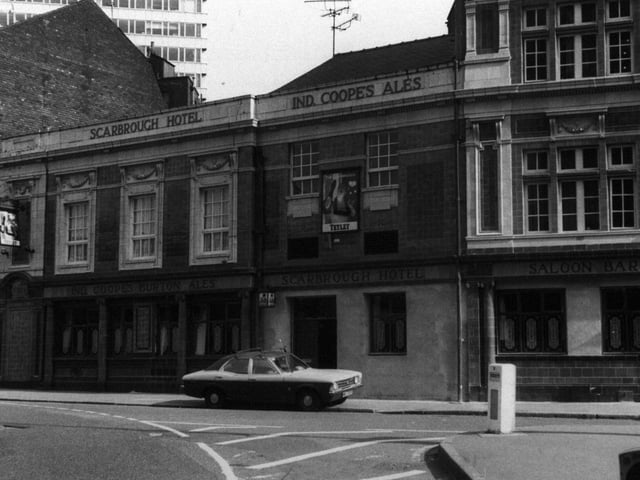 The Scarborough Hotel on Bishopgate in Leeds city centre in September 1982.