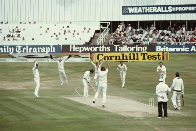 The third test of the 1981 Ashes series was heading Australia's way. Australia declared their first innings on 401-9 before bowling England out for 174. England slumped to 135/7 after following on and were 500/1 to win. Ian Botham then scored 149 not out before Australia were bowled out for 111 - 18 runs shy of victory.