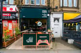 An external view of Pizza Loco, on Roundhay Road, Oakwood, Leeds, taken in May 2023.