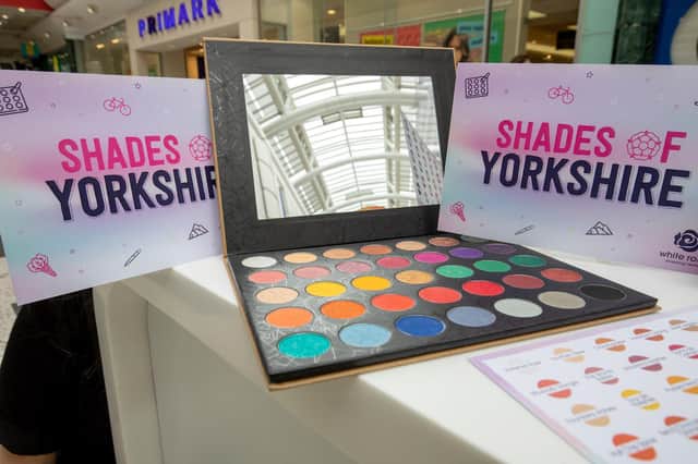 Shades of Yorkshire YEP makeup White Rose Shopping Centre