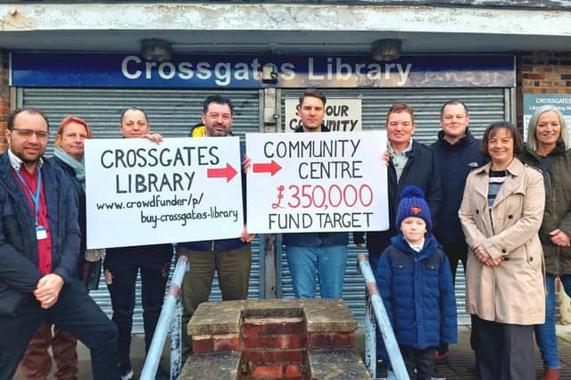 Campaigners tried to buy the former Crossgates Library after it was sold off.