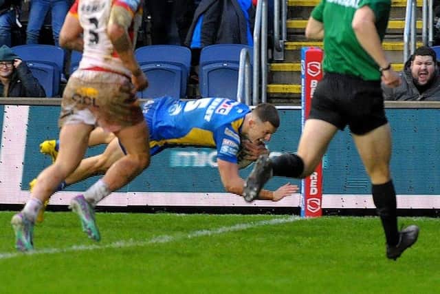 A rib injury will keep Ash Handley out of Friday's visit of Huddersfield Giants. Picture by Steve Riding.