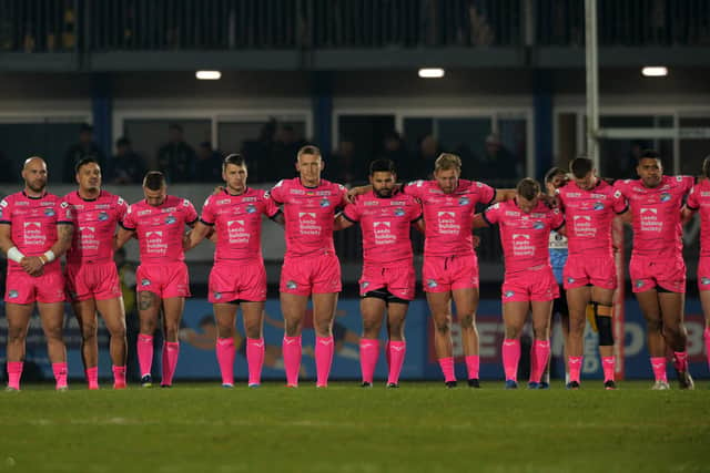 There will be a minute's silence before tonight's game in Perpignan.  Picture by Jonathan Gawthorpe.