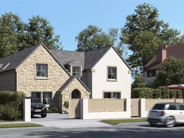 Situated on Green Lane, the property is a stone's throw away from Cookridge Hall Golf Club and has easy access to regular transport links, and local amenities. The home offers 3350 sqft of living accommodation split across two floors, with an open plan, kitchen/dining/family room with access out to the rear garden via aluminum bi-fold doors, utility room with shower room and a porch. Upstairs there are five double bedrooms, three with ensuite bathrooms, and the house bathroom.