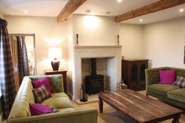 Underfloor heating downstairs and cast iron radiators upstairs ensure the cottage is always toasty warm, and the two log burning stoves act as a compelling way to add to the cosiness.