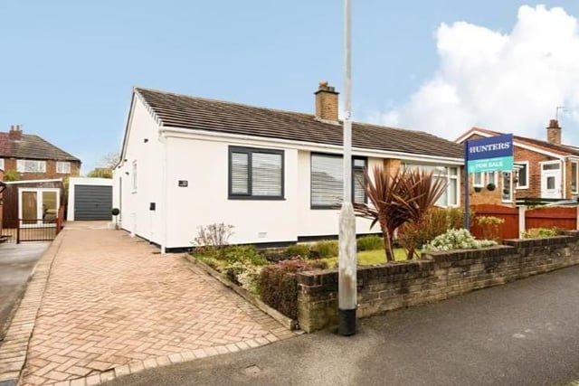 This extended two-bedroom bungalow located on Wrenbury Avenue in the beating heart of Cookridge has undergone a substantial renovation together with a large extension to the rear. Horsforth is close by and there is an array of facilities such as shops, bars, restaurants and supermarkets, train station. The property is being marketed by Hunters and has an asking price of £380,000.