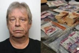 Christopher was sentenced to six and a half years in prison for the currency offence and possession with intent to supply cannabis. Image West Yorkshire Police