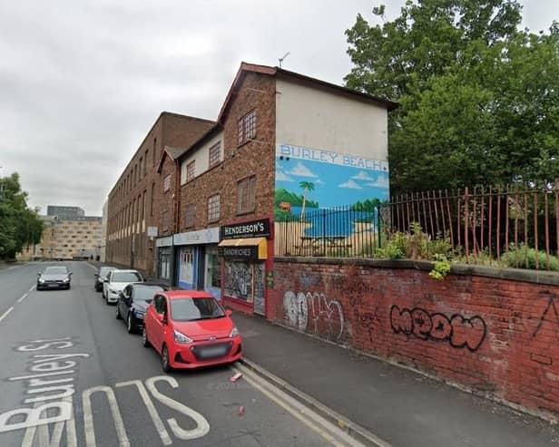 The 'Burley Beach' mural is set to be lost in the demolition of the building on Burley Street. Photo: Google