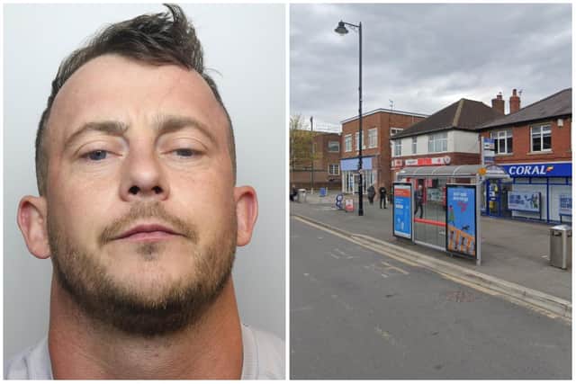Frost has a long history of sex offending against children. He assaulted the girls at bus stops on Main Street, Garforth.