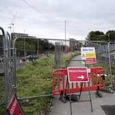 From Friday, work will get underway to remove the Spence Lane footbridge. The 50-year-old footbridge will be the first of three footbridges to be removed.