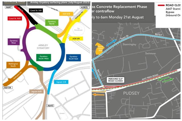 The partial closures are planned to coincide with reduced levels of traffic during the school summer holidays.