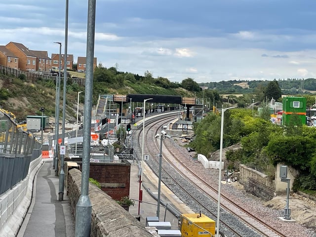 The new platform at Morley station opened in summer 2023, allowing for longer trains to service the station. Work will continue on-site into 2024 to complete work on the new footbridge and lifts connecting the two platforms.