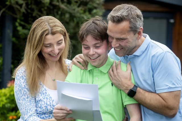 Seb Murphy has achieved nine GCSEs despite battling severe health problems since he was diagnosed with cancer aged three. Picture: Bradford Grammar School/PA Wire