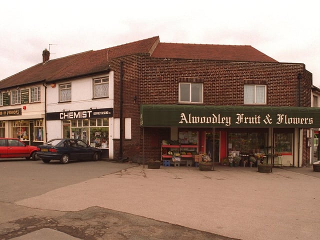 Did you shop here back in the day? A parade of shop on The Avenue in Alwoodley pictured in March 1996.