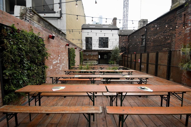 In the heart of Leeds is the much-loved Green Room, on Wellington Street. It has one of the largest terraces in the city and offers cocktails, gin, wine and beer. From the hours of 10am to 3pm, it also offers brunch, coffee and cake.