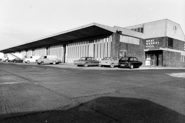 Leeds abattoir in January 1984.