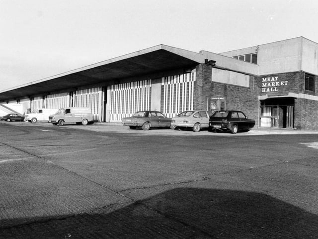 Leeds abattoir in January 1984.
