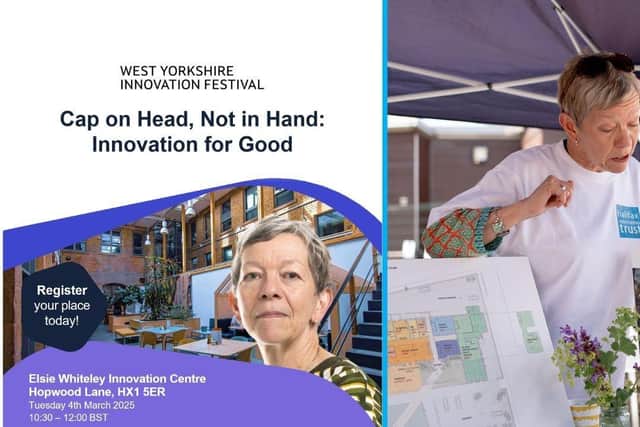 An image showing the West Yorkshire Innovation Festival Event and Halifax Opportunities Trust.