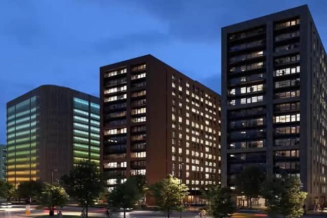 Plans to build 500 new riverside apartments in the centre of Leeds were approved by councillors earlier this year, by a single vote.
Developers Glenbrook are now set to build two blocks, measuring 19 and 16 storeys respectively, on the car park on Whitehall Road, close to Leeds’ train station.