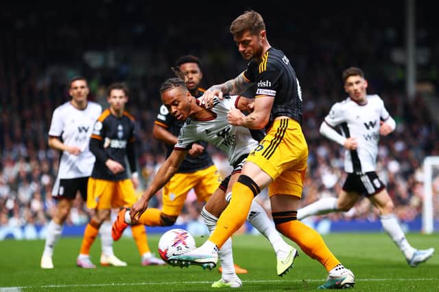 SETTING STANDARDS - Leeds United skipper Liam Cooper was one of few players to show the necessary aggression and performance levels at Fulham for Javi Gracia. Pic: Getty