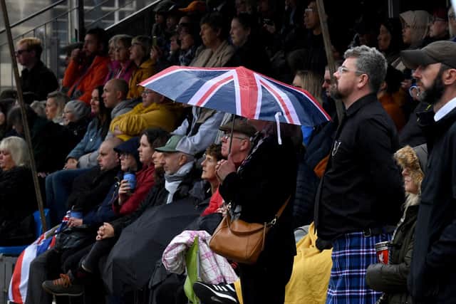 Funerals are usually sombre occasions but in Millennium Square, it felt as much as a celebration of her life as it did a mourning of her death. Image: Simon Hulme